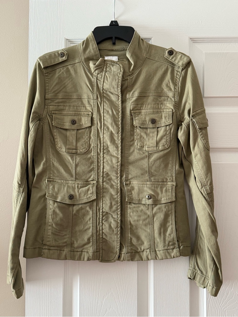 Light Olive Utility Field Jacket - Women's Lightweight Military Style